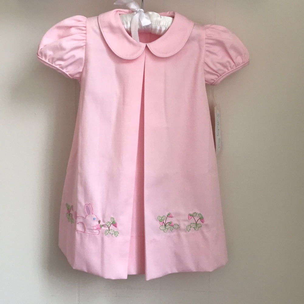 Lullaby Set pink bunny dress